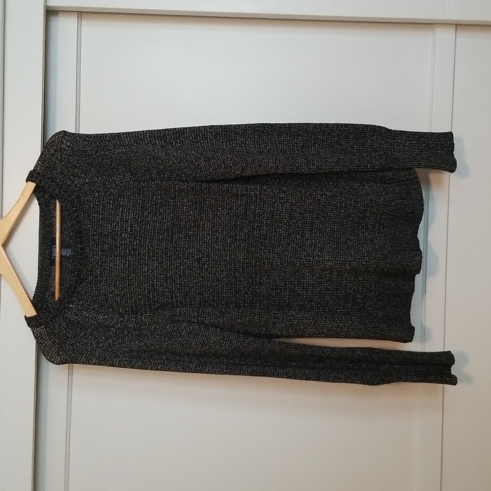 Black & Silver Dressy Sweater
